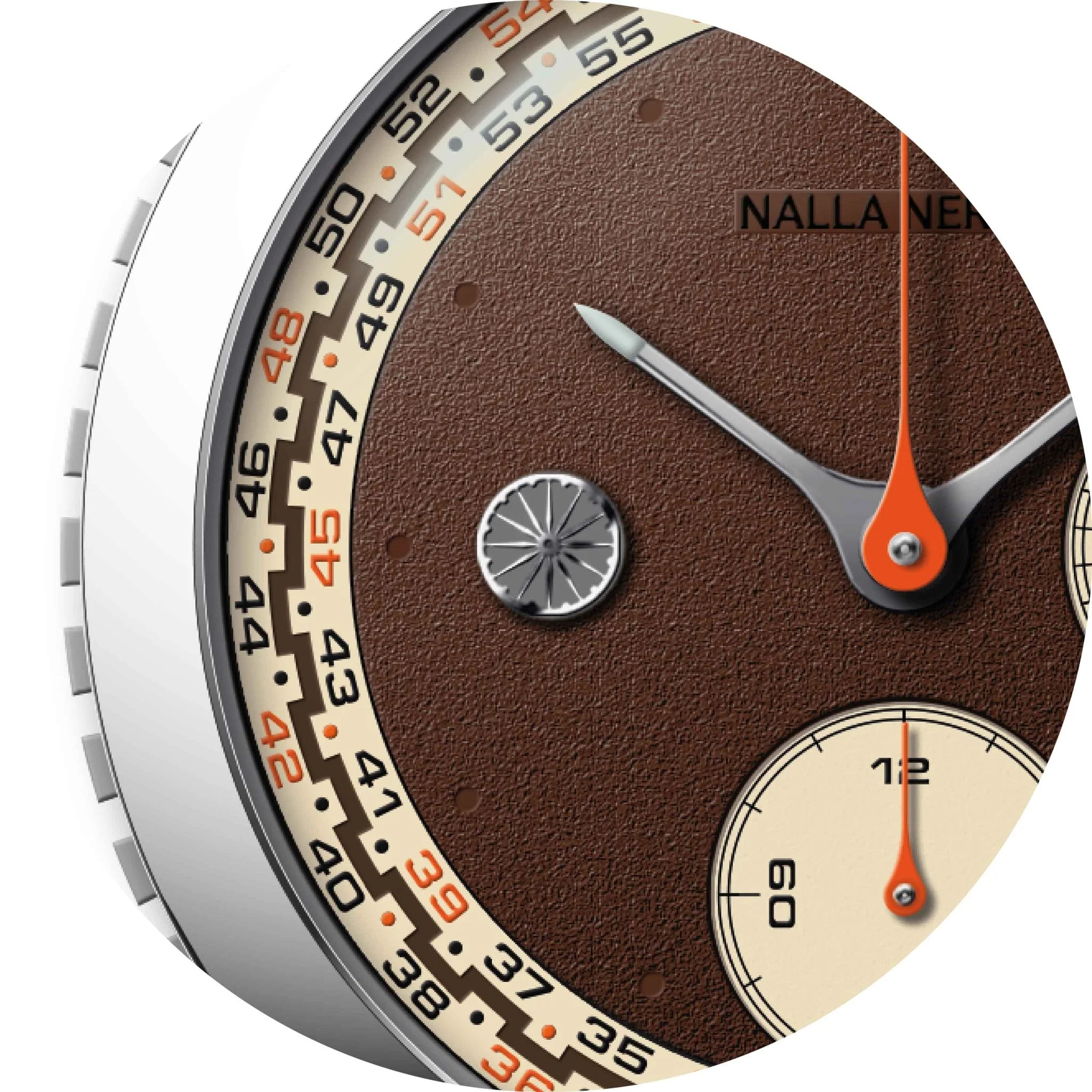 KAALAM MINUTES TIMER - PANDA DIAL - RED EARTH - REF 7080 - Image 4